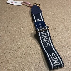 Vineyard Vines Blue and White Bag Strap